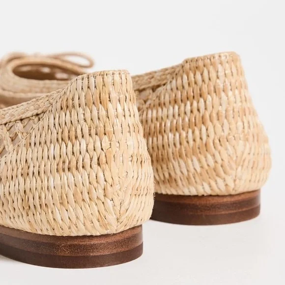 Sam Edelman Beige Woven Flats - Picture 2 of 10